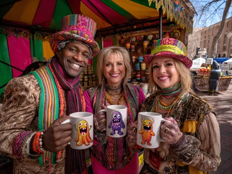 Команди продавців на ярмарках та фестивалях